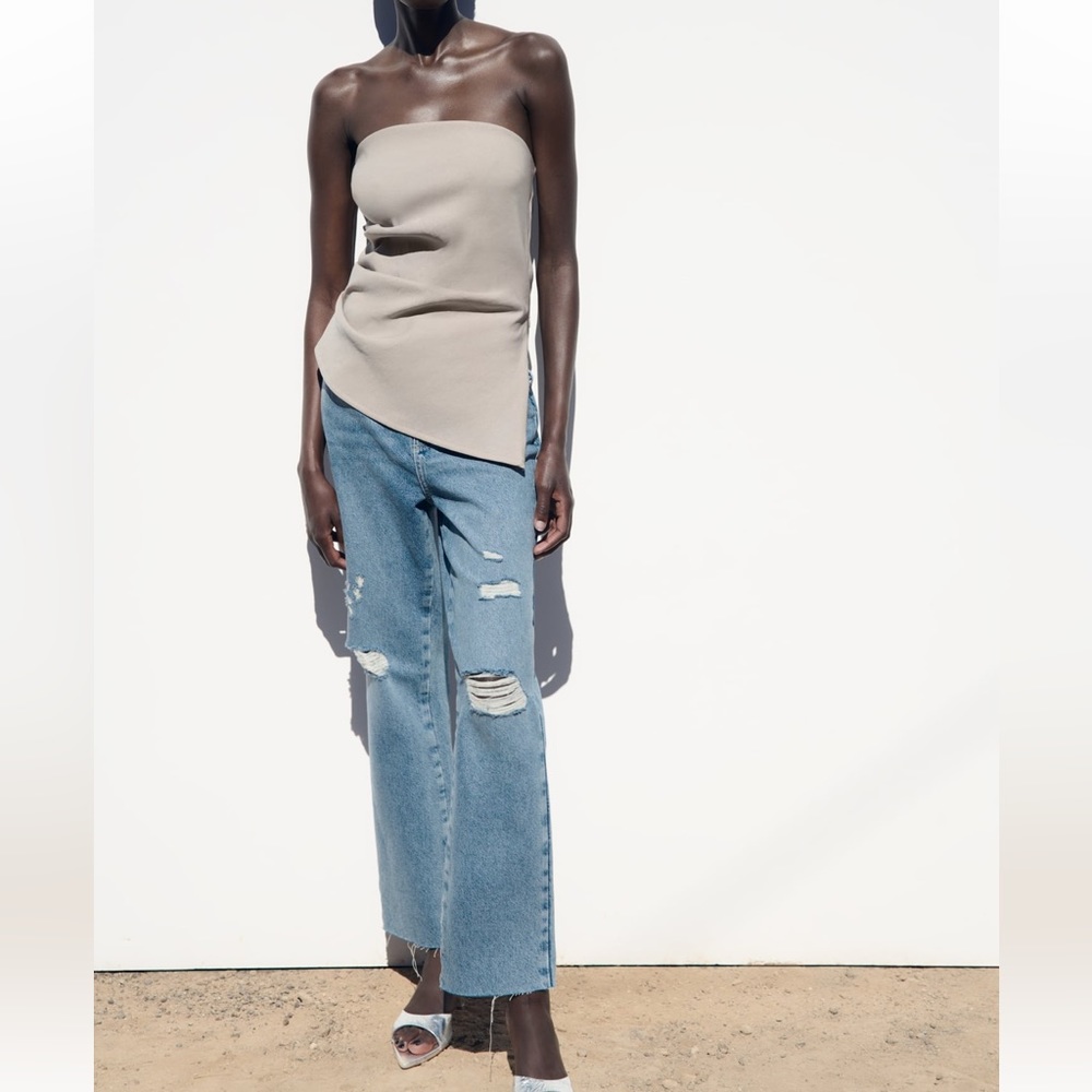 Zara straight jean.